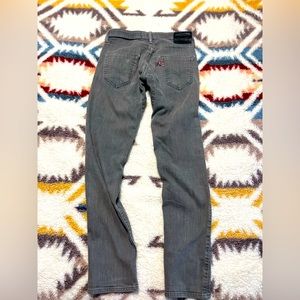 Levi’s Men’s 511 slim fit gray commuter jeans, 30/32 pants made to move with you